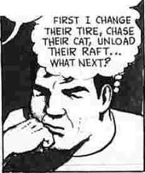 Astronauts in Lunar Orbit After Blastoff from Moon