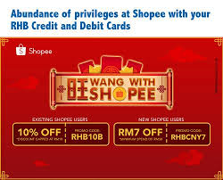 Can you find one to. Rhb Credit Card Promotion Cny Sales Shopee