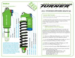 2011 turner bikes owners manual by turner suspension