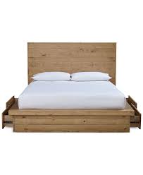 Furniture Abilene Solid Pine Storage Platform Bedroom Furniture Collection Created For Macy S Reviews Furniture Macy S Bedroom Collections Furniture Queen Size Headboard Bed