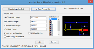 Anchor Bolts 2d Metric Autocad Autodesk App Store