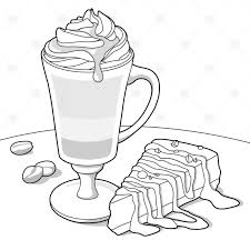 Recolor Food Coloring Pages Cute Food Drawings Dog Coloring Page