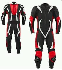 Black And Red Motorcycle Suit Men Black Red Motorcycle Suit White Linings Speed Hump Real Leather Jacket Pant Motorcycle Suit Jackets Leather Jacket