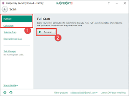 How To Run A Scan Task In Kaspersky Security Cloud