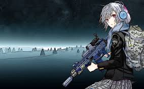 The great collection of really cool gun wallpapers for desktop, laptop and mobiles. Anime Boy Gun Wallpapers Wallpaper Cave