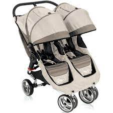 Baby Jogger 2011 City Mini Double In Stone Black