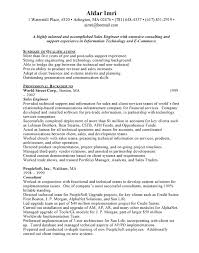 Sales Engineer Free Resumes