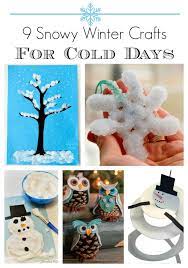 9 Snowy Winter Crafts For Cold Days Winter Crafts Crafts Crafts For Kids