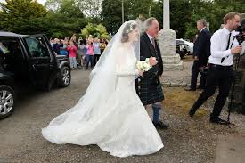 Following the nuptials, the celebration is expected to continue at the bride's family's castle. Game Of Thrones Kit Harington And Rose Leslie S Scottish Wedding Bbc News