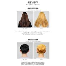 Fortunately, you might be able to protect and restore your strands to minimize damage, whether you're bleaching blonde hair or darker. April Skin Turn Up Bleach Hair Turn Up Hair Color 30ml 10g Glam Shopee Malaysia