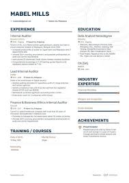 Internal Auditor Resume Example And Guide For 2019 Resume Examples Good Resume Examples Resume Design Creative