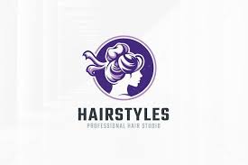 Hairstyles Logo Template Logo Templates Logo Design Vector Logo