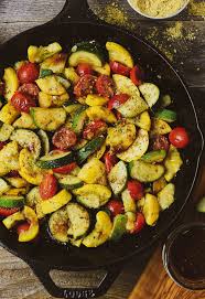 A light touch is the key to keeping summer squash and zucchini delicious. Summer Squash Saute Recipe Vegan Oil Free Shane Simple