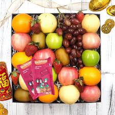 Chinese New Year Healthy Nuts Fruit Hamper Free Delivery Within Singapore Fruit Hampers Fruit Healthy Nuts