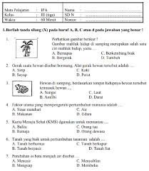 Soal Latihan Kelas 3 Sd Ilmusosial Id