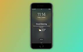 • fingerprint screen lock if your iphone is 5s or later, then you can add a fingerprint as your touch id when you want to unlock the locked screen. How To Set Up And Use The Good Morning Screen In Ios Appletoolbox
