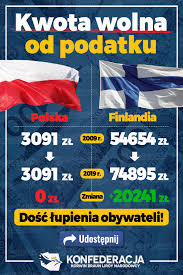 Kwota wolna od podatku nie powoduje obowiązku zapłaty podatku dochodowego. Konfederacja W Polsce Od Lat Kwota Wolna Od Podatku Stoi Facebook