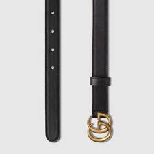 Check spelling or type a new query. Women S Slim Black Leather Belt With Double G Buckle Gucci Us