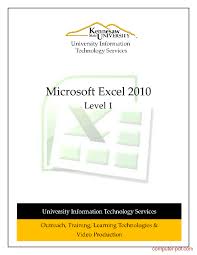 Maybe you would like to learn more about one of these? Pdf Microsoft Excel 2010 Level 1 Free Tutorial For Beginners