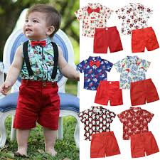 2019 Baby Summer Clothing Christmas Toddler Kids Baby Boy Clothes Xmas Santa Tops Short Sleeve T Shirt Shorts 2pcs Outfit Clothing Sets Aliexpress