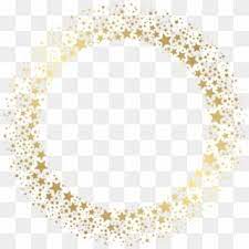 Stars Star Goldstars Gold Wreath Frame Border Circle Of Gold Stars Hd Png Download Gold Circle Frames Circle Frames Gold Frame