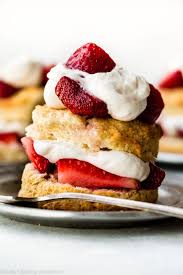 How To Make Strawberry Shortcake At Home Sweet Easy Biscuits And Whipped Cream Fr Homemade Strawberry Shortcake Strawberry Shortcake Recipes Homemade Biscuits