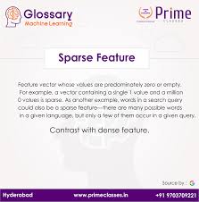 Sparse Feature Machine Learning Data Science Glossary In 2020 Data Science Machine Learning Machine Learning Methods