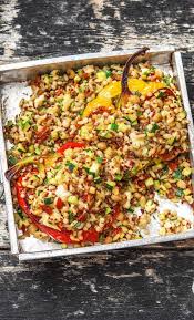 Golden Grain Stuffed Peppers Recipe Hellofresh Recipe Stuffed Peppers Hello Fresh Recipes Vegetarian Recipes
