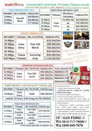Harga paket indihome 2p (internet + telepon, gratis 100 menit) up to 20 mbps: Ayo Berlangganan Internet Indihome Telkom Indihome Promo Semarak Kebahagiaan