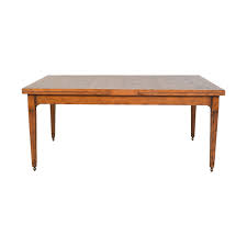 Add to favorites 8 ralph lauren henredon duke side dining chairs mahogany leather & nailhead trim schearbrothers. 57 Off Henredon Furniture Henredon Acquisitions Extendable Dining Table Tables