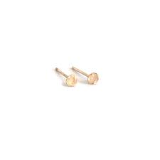 Pyramid stud band ring 14k rose gold band width: 14k Hammered Gold Stud Earrings S For Sparkle