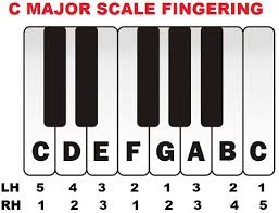 How To Play C Major Scale On Piano Keyboard Piano