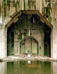 The bunker is around 426 metres (1,398 ft) long and 97 metres (318 ft) wide at its widest point; Bunker Valentin