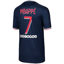 Diese seite bietet informationen zu dem stadion, in dem die angewählte mannschaft ihre heimspiele austrägt. Paris Saint Germain Stadium Heimtrikot 2020 21 Kinder Mit Aufdruck Mbappe 7