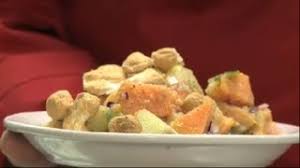 Lightly spray a pie dish, casserole dish or even individual ramekins with oil, spoon in sweet potatoes. Sweet Potato Marshmallow Salad Potato Salad Ideas Youtube