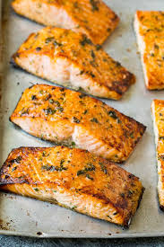 broiled salmon fillets dinner at the zoo