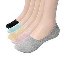 Invisible Socks Women Womens Invisible Socks Flats Footie No Show Socks Summer Liner Socks Pack Of 5 Invisible Socks Liner Socks No Show Socks