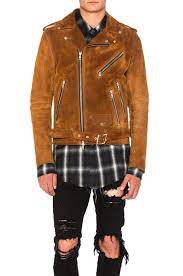 Image 2 Of Amiri Suede Jacket In Brown Jackets Men Fashion Stylish Jackets Leather Jacket
