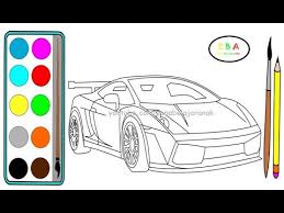 Gambar tersebut bisa anda unduh langsung, caranya silahkan klik. Cara Menggambar Mobil Balap Lamborghini Youtube