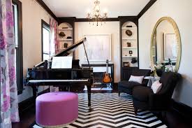 You will need enough wall space for guitar amps and drums, as well as a microphone stand. 75 Beautiful Living Room With A Music Area Pictures Ideas July 2021 Houzz