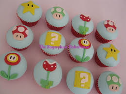 I used box cake mix in cupcake tins and circular pans, doubled up with a. Super Mario Cupcakes Cakecentral Com
