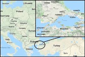 Consulate general of italy is situated in tünel, close to palazzo venezia. The Positions Of Thirteen Stations In North West Turkey On The Map Download Scientific Diagram
