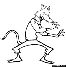 Rats lives in groups, all coming from the same family, and therefore having the same smell. Rat Boy Coloring Page Free Rat Boy Online Coloring
