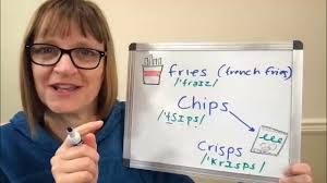 How to Pronounce Chips, Fries and Crisps (and which is which in American  and British English)