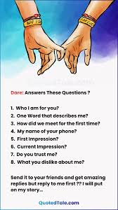 Good yes or no questions are statements that can be answered with one of the two options, yet beg for further explanation. 31 Best Whatsapp Dare Games To Play With Lovers Friends Quoted Tale