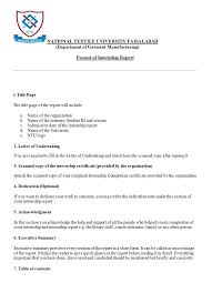 Acknowledgements of industrial training report. Internship Report Sample 12 Free Printable Excel Word Pdf Templates Formats Examples Tips