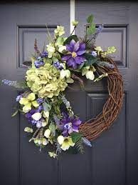 Check spelling or type a new query. Spring Wreaths Hydrangea Wreaths Purple Green Green Hydrangeas Spring Door Wreaths Spring Decor Gift For Her Floral Wreaths Spring Door Wreaths Spring Wreath Wreaths