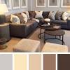 The palette is composed of cool neutrals—monochromatic browns, cream, and gray. 1