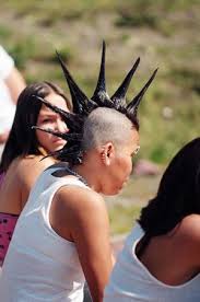 How To Put Up A Mohawk Or Liberty Spikes Spiked Hair Short Hair Mohawk Liberty Spikes