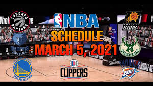 The national basketball association is a professional basketball league in north america. Nba Schedule And Nba Standings As Of March 5 2021 Win Big Sports